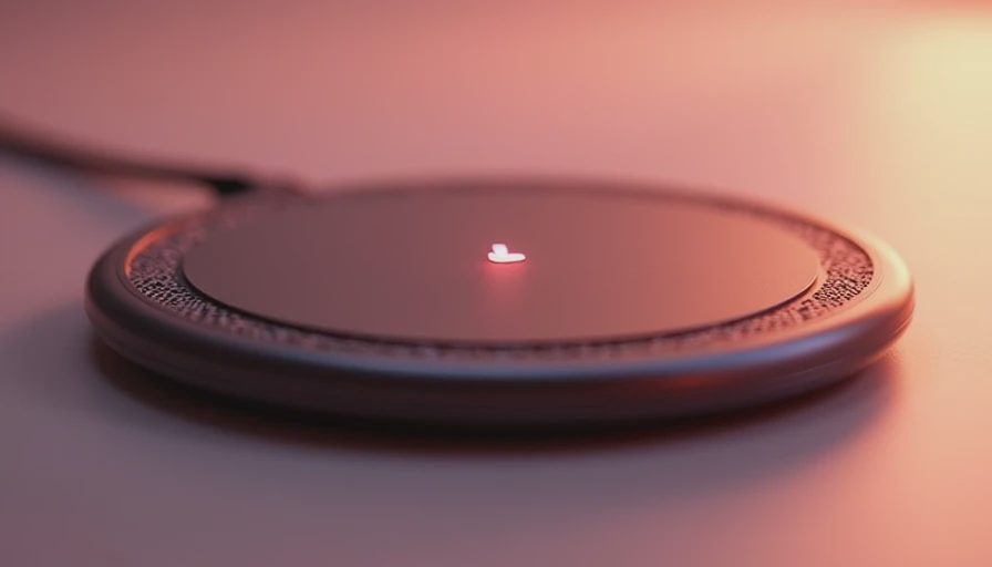 Visual context for desk wireless charger