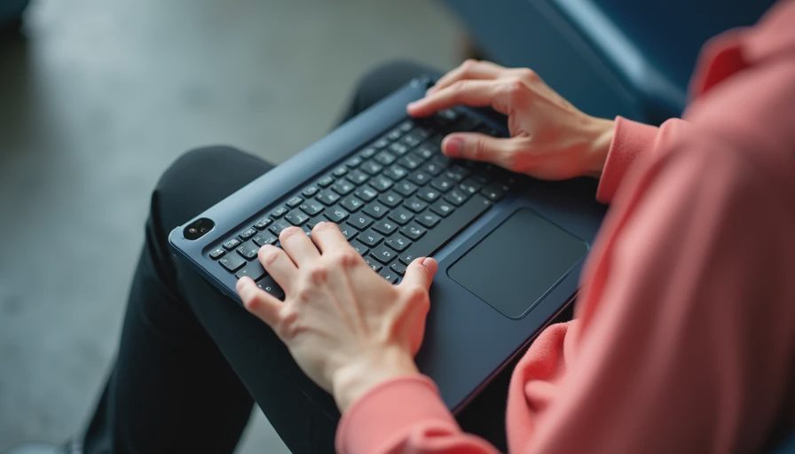 Visual context for 8 inch tablet keyboard