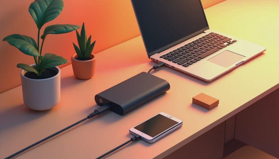 Visual context for targus 100w usb-c portable power bank